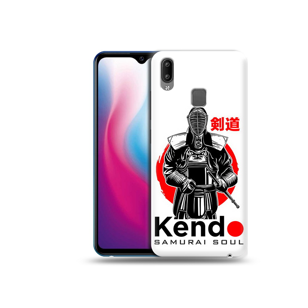 

Чехол MyPads Tocco для Vivo Y93 Lite рисованый самурай, Прозрачный, Tocco