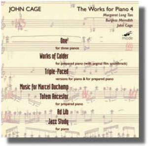 Cage: The Works for Piano, Vol. 4 - Margaret Leng Tan