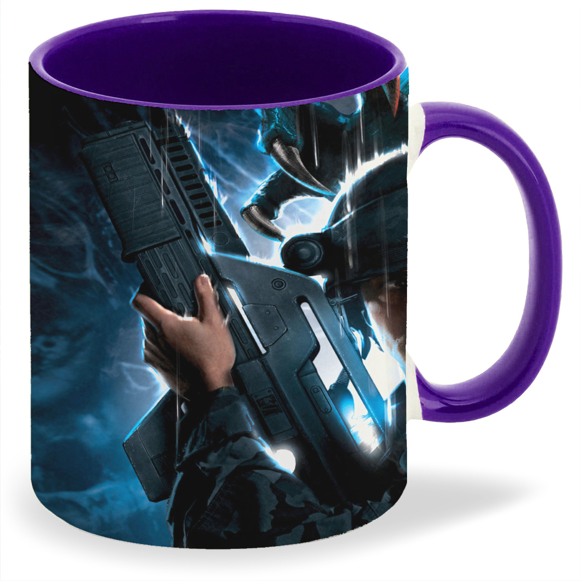 

Кружка CoolPodarok aliens colonial marines Солдат Сзади Чужой, aliens colonial marines Солдат Сзади Чужой