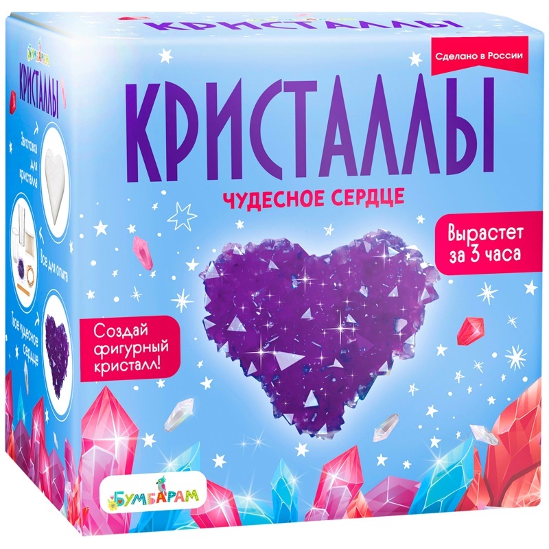 

Bumbaram Фигурный кристалл, Сердце фиолетовое, Фиолетовый, "Фигурный кристалл, Сердце фиолетовое"