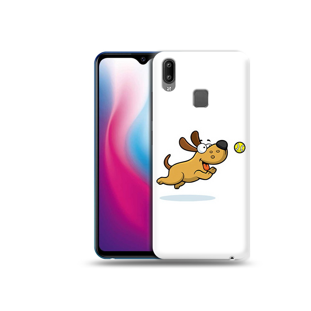 

Чехол MyPads Tocco для Vivo Y93 Lite пёсик, Прозрачный, Tocco