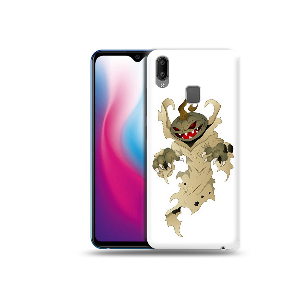 

Чехол MyPads Tocco для Vivo Y93 Lite призрак хэллоуина, Прозрачный, Tocco