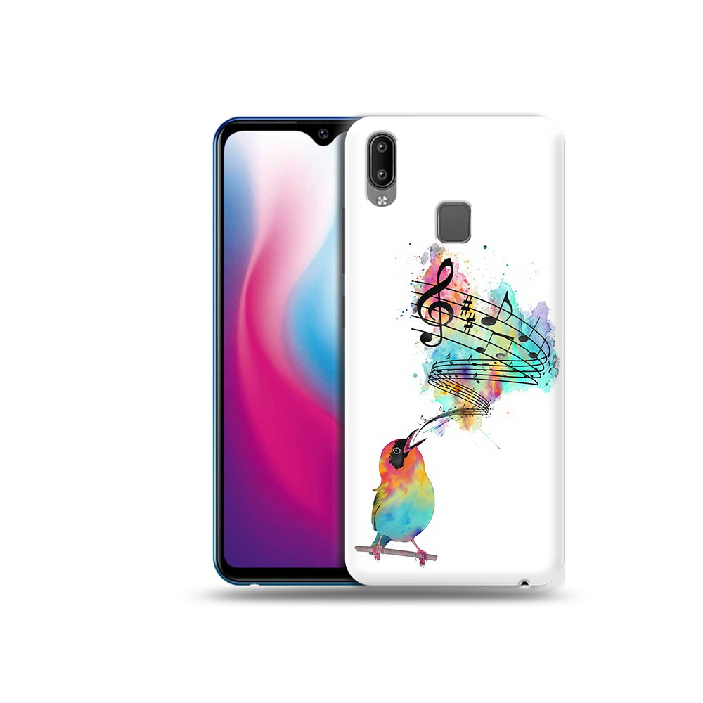 

Чехол MyPads Tocco для Vivo Y93 Lite певчая птичка, Прозрачный, Tocco