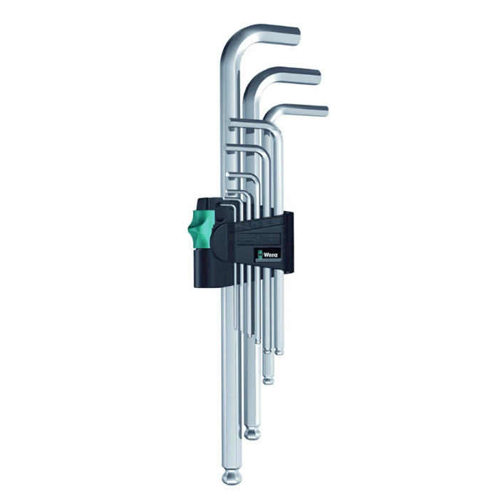 

Ключи имбусовые Wera HEX с шаром 9 шт