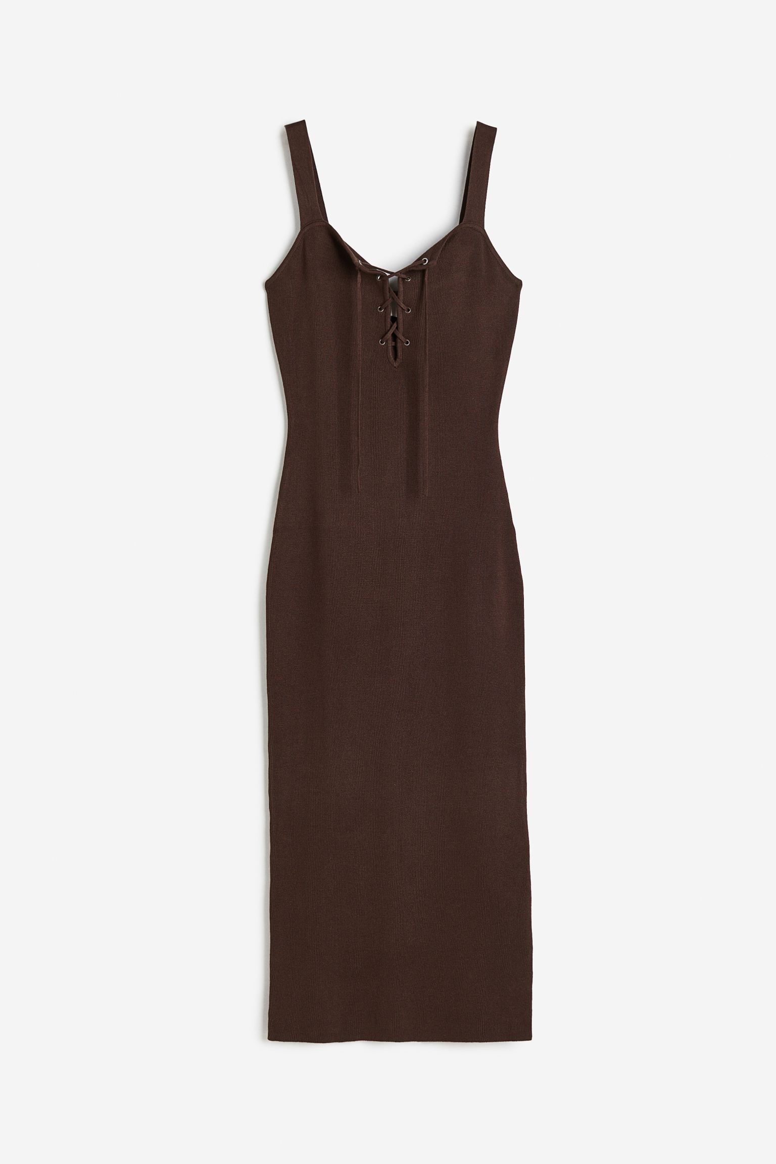 

Платье женское H&M 1155570001 коричневое M, Коричневый, 1155570001