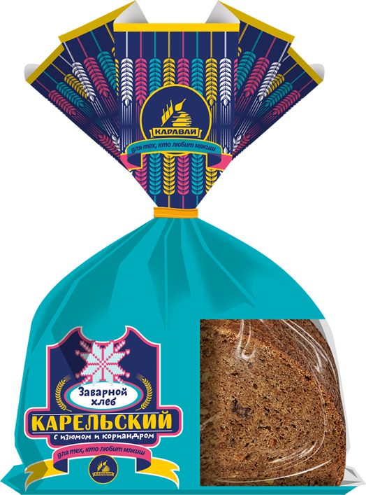 

Хлеб серый Каравай Карельский 290 г, Карельский