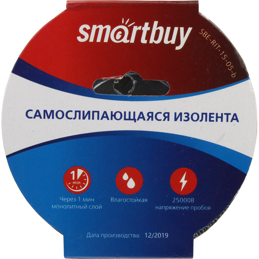 

Изолента 0,15x5м самослипающаяся, черная