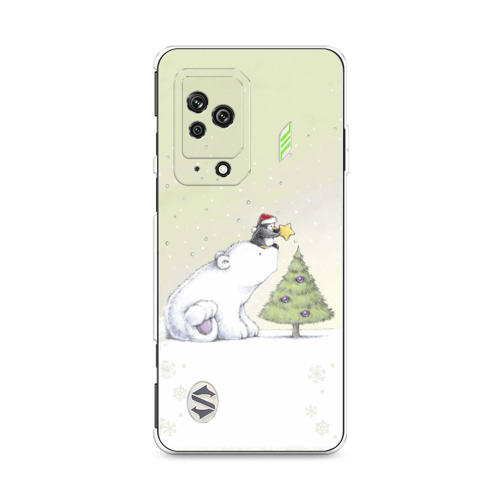 

Чехол на Xiaomi Black Shark 5 "Украшение елки", Белый;бежевый, 314050-5