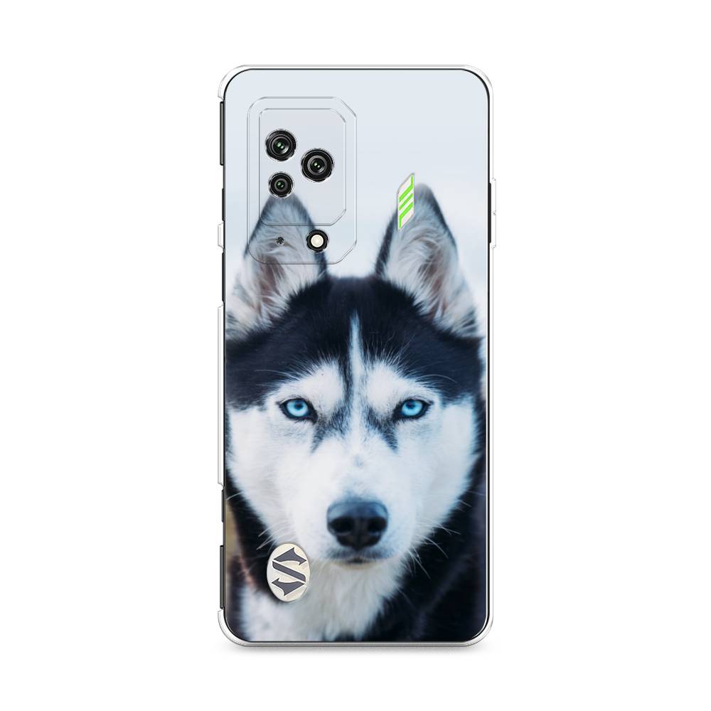 

Чехол на Xiaomi Black Shark 5 "Хаски 2", Синий;белый, 314050-1