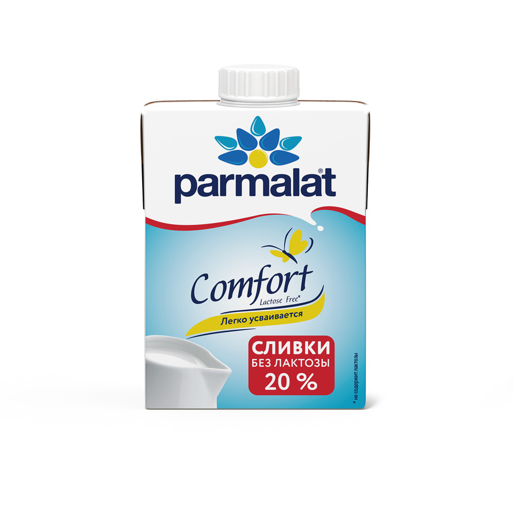 Сливки безлактозные Parmalat Comfort 20% 500г Россия