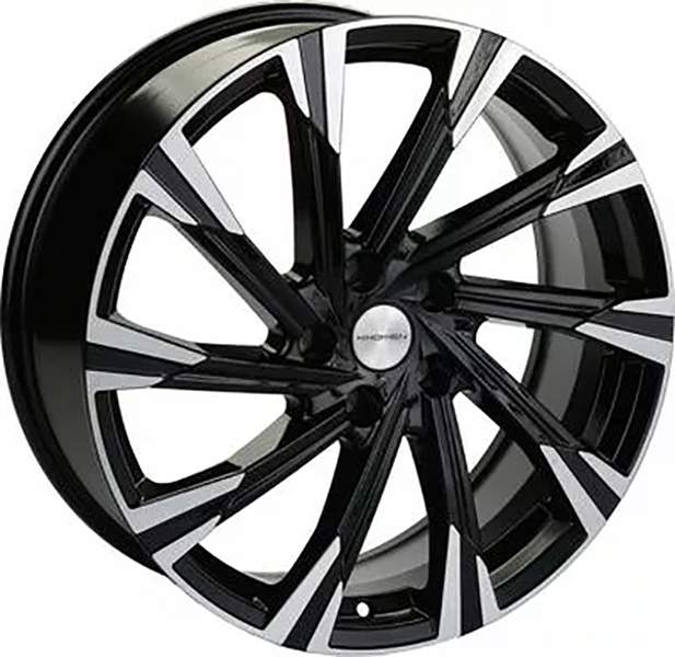 фото Диск литой 7.5x19 5x112 et43 dia 57.1 khomen khw1901 black-fp khomen wheels