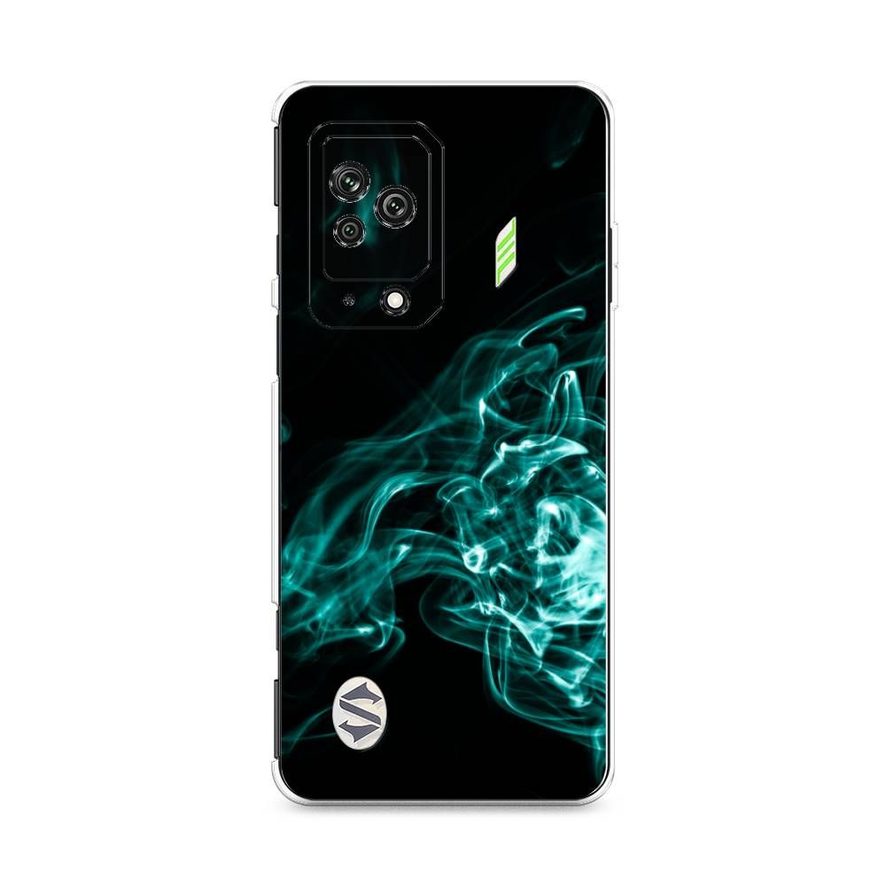 

Чехол на Xiaomi Black Shark 5 "Дым", Голубой;черный, 314050-3