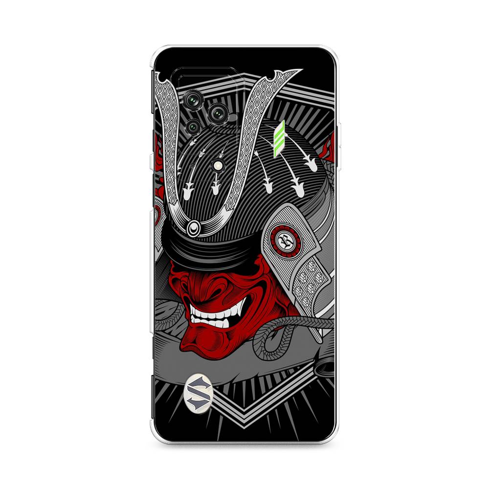 

Чехол на Xiaomi Black Shark 5 "Красная маска самурая", Белый;красный;черный, 314050-4
