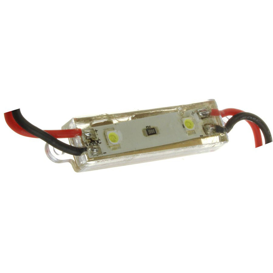 

Светодиодный кластер 12V 2Светодиодный 4см, цвет белый