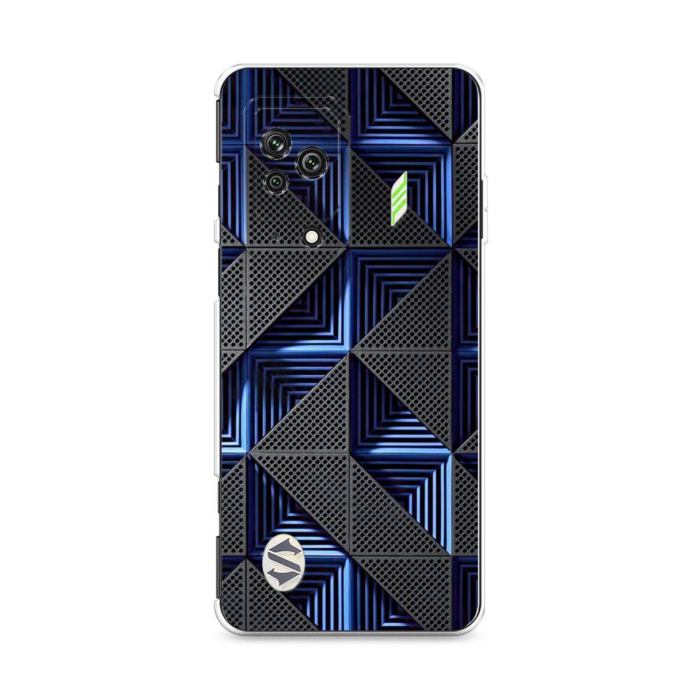 

Чехол на Xiaomi Black Shark 5 "IBM", Серый;синий, 314050-3