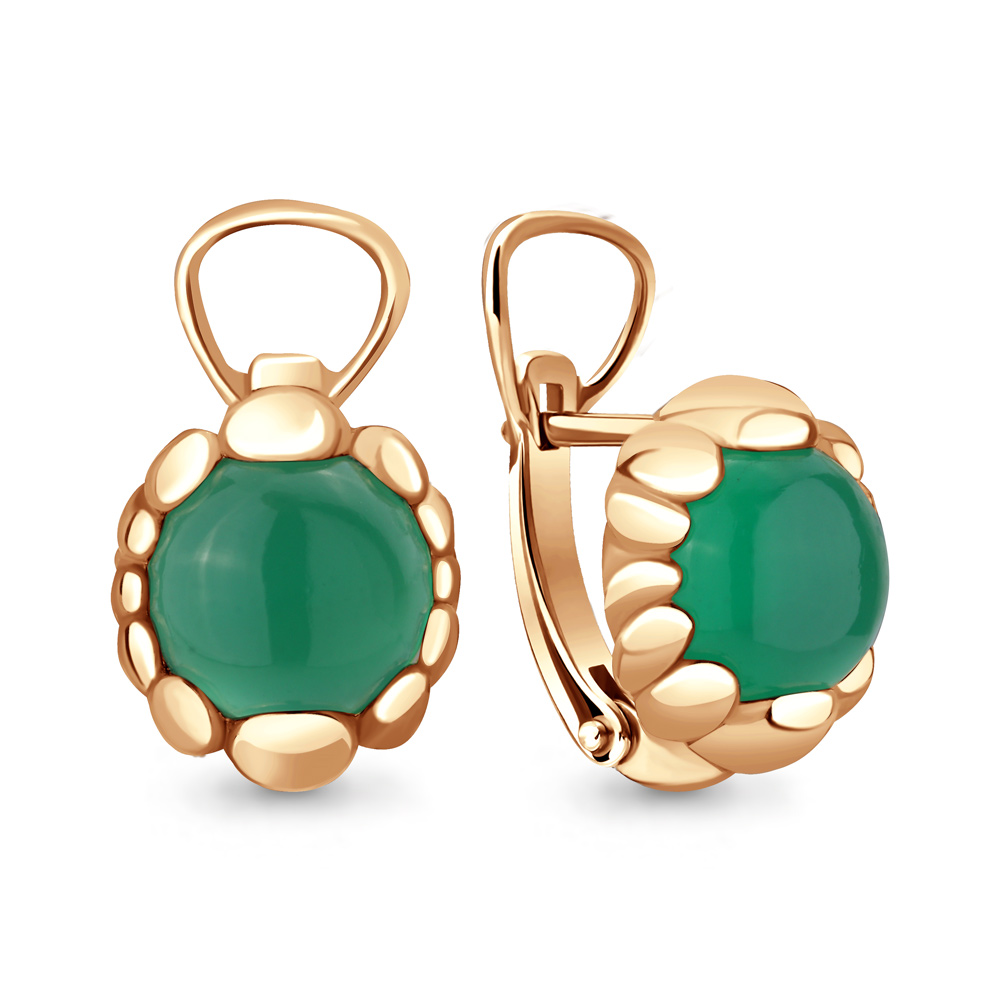 

Серьги из серебра с агатом Aquamarine 4448509_925_з, 4448509_925_з