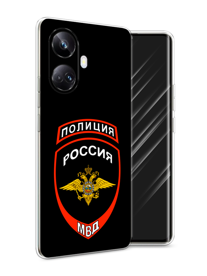 

Чехол Awog на Realme 10 Pro+ "Полиция шеврон", Черный;красный;белый, 2512350-5