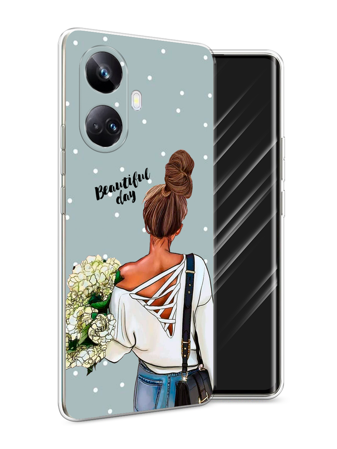 

Чехол Awog на Realme 10 Pro+ "Beautiful day", Голубой;коричневый;бежевый, 2512350-6