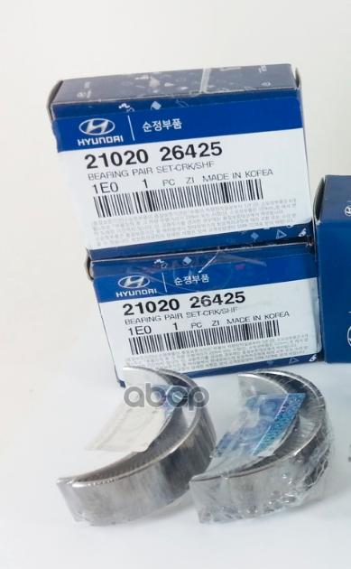

Вкладыши Коренные (Компл.) Std Hyundai Accent Hyundai/Kia 21020-26425 Hyundai-KIA арт. 210