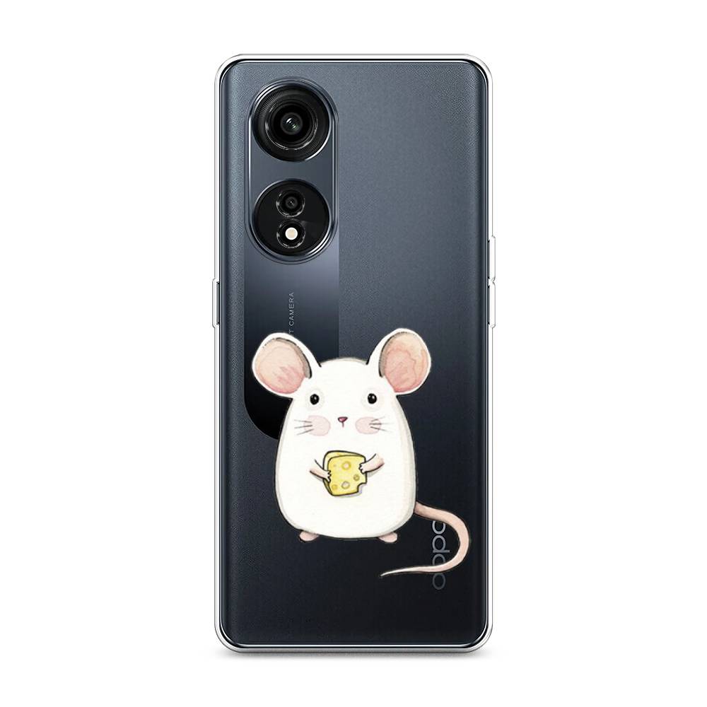 

Чехол Awog на Oppo A1 Pro "Мышка", Белый, 2512250-1