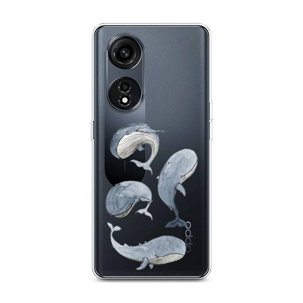 

Чехол Awog на Oppo A1 Pro "Киты", Голубой;белый;прозрачный, 2512250-1