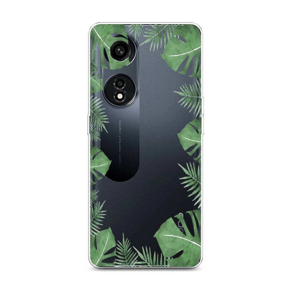 

Чехол Awog на Oppo A1 Pro "Листья папоротника рамка", Зеленый, 2512250-8