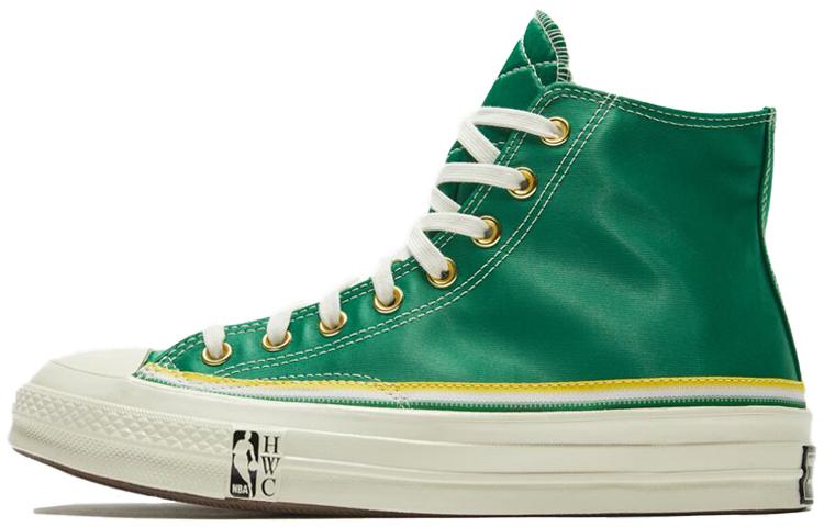 

Кеды унисекс Converse 1970s Breaking Down Barriers Celtics Chuck зеленые 42 EU, Зеленый, 1970s Breaking Down Barriers Celtics Chuck