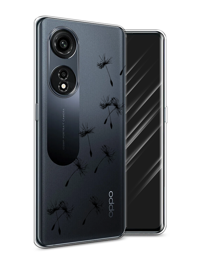 

Чехол Awog на Oppo A1 Pro "Летящие одуванчики", Черный, 2512250-8