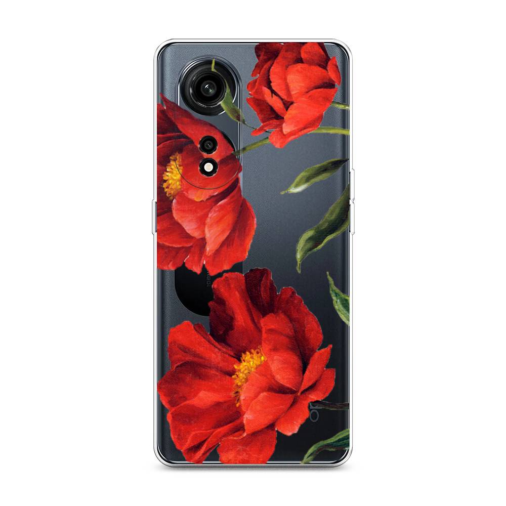 

Чехол Awog на Oppo A1 Pro "Красные маки", Красный, 2512250-8
