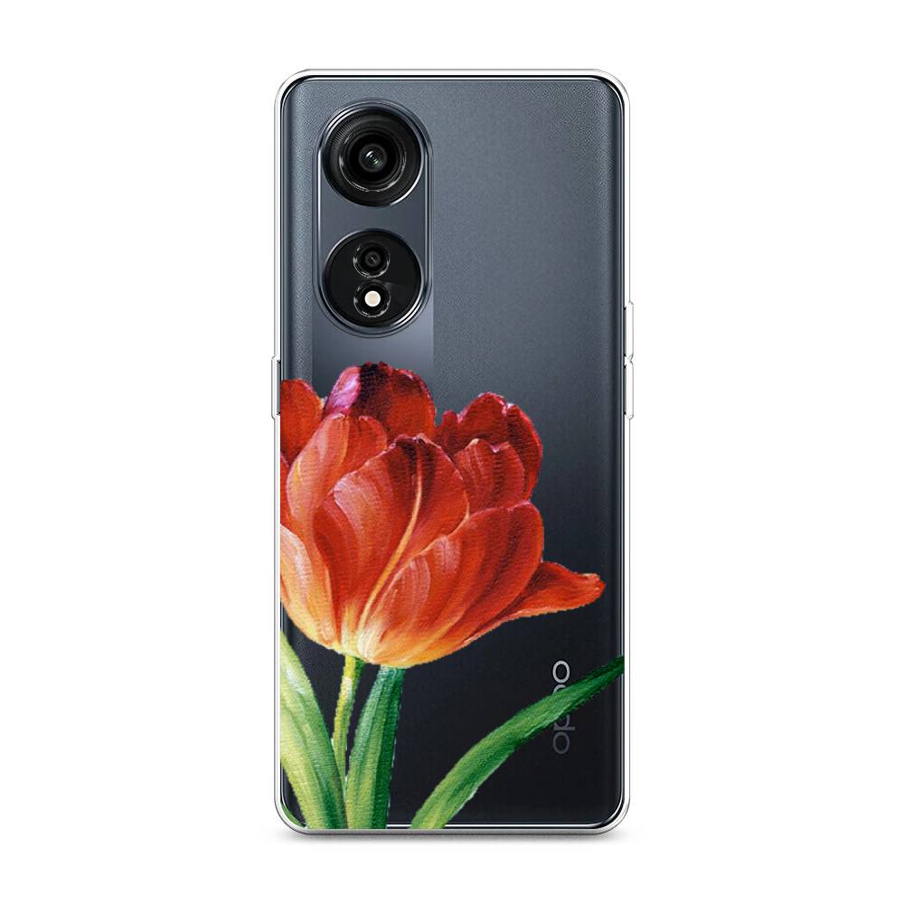 

Чехол Awog на Oppo A1 Pro "Красный тюльпан", Оранжевый;зеленый, 2512250-8