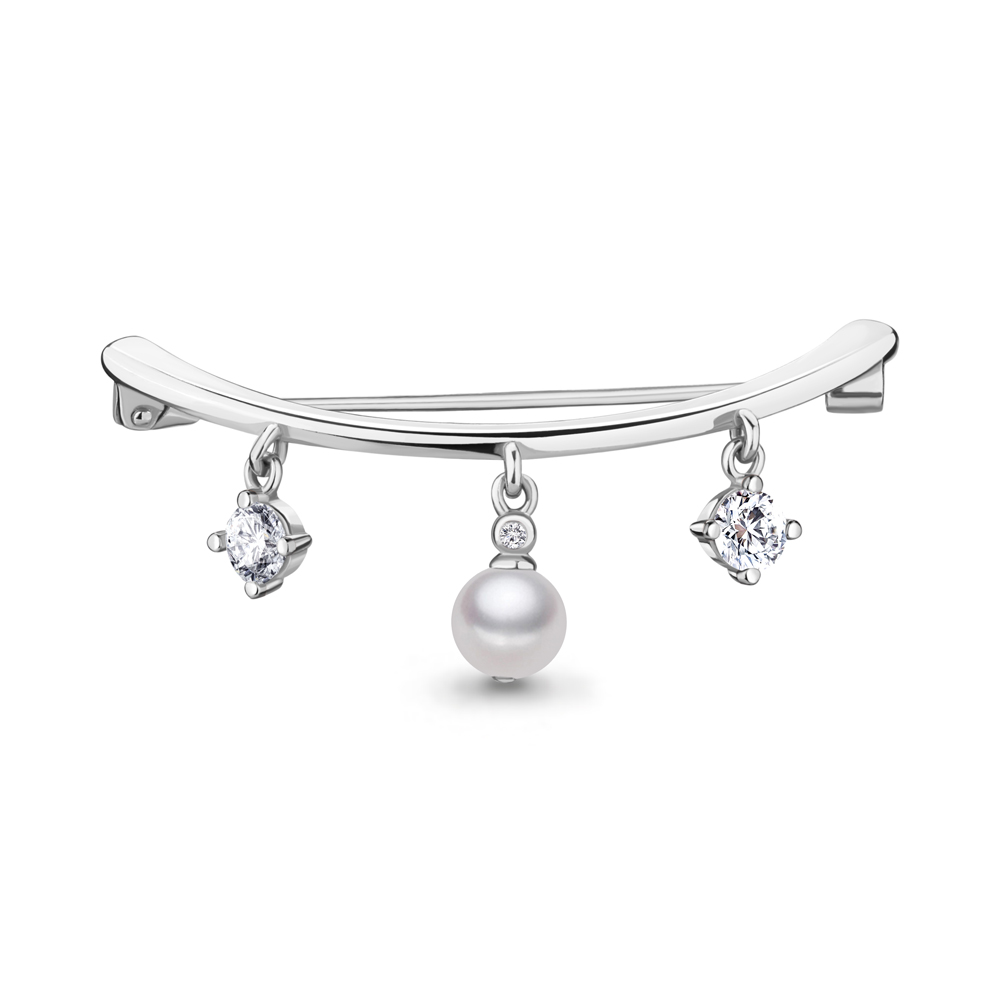 

Брошь из серебра с фианитом Aquamarine Aquamarine 77379А_925_р, 77379А_925_р