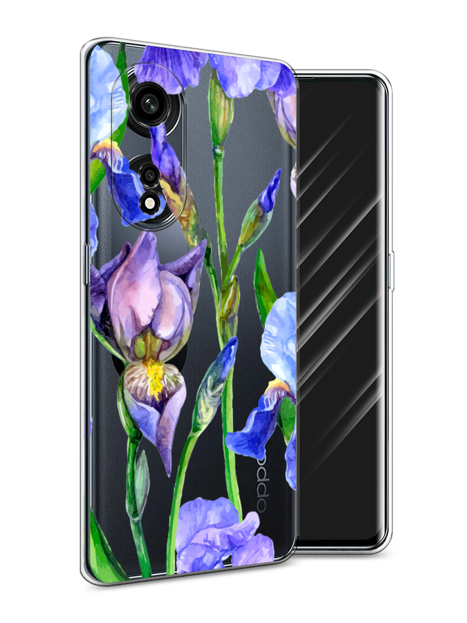 

Чехол Awog на Oppo A1 Pro "Синие ирисы", Фиолетовый;голубой;зеленый, 2512250-8