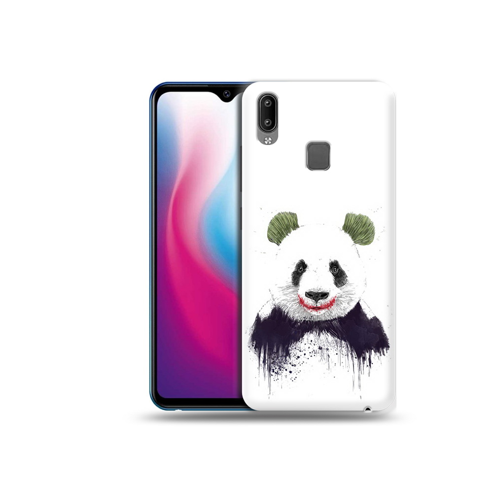 

Чехол MyPads Tocco для Vivo Y93 Lite панда джокер, Прозрачный, Tocco