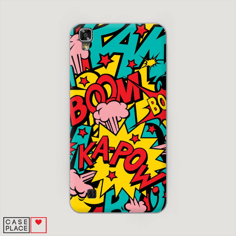 

Чехол Awog на LG X Power (K220DS) "Постер pop art", Голубой;желтый;красный, 82350-9