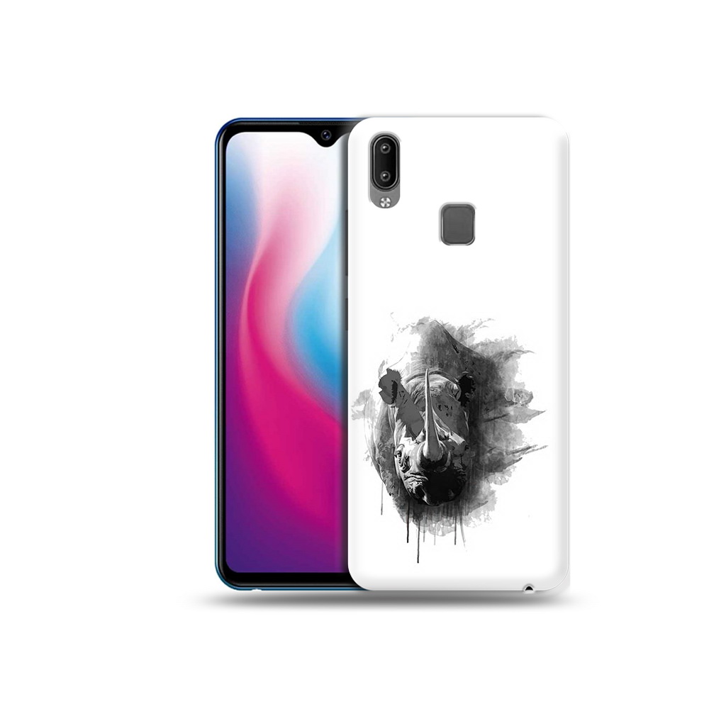 

Чехол MyPads Tocco для Vivo Y93 Lite носорог, Прозрачный, Tocco