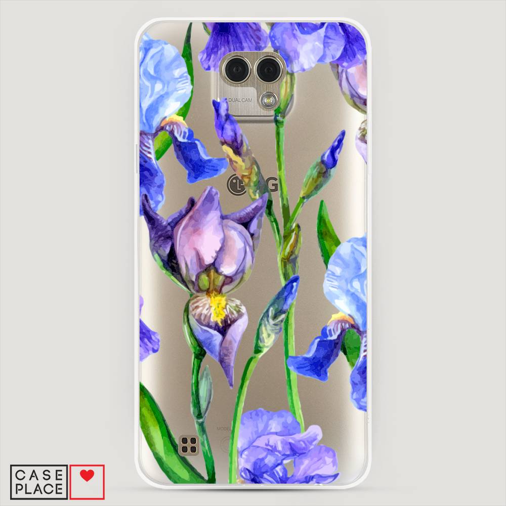 

Чехол Awog "Синие ирисы" для LG X Cam