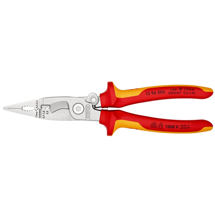 

Клещи электрика диэлектрические 6 в 1 KNIPEX VDE 200 мм