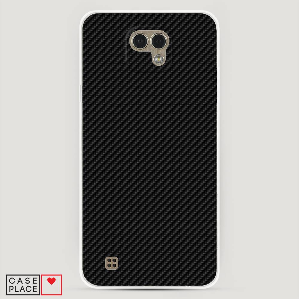 

Чехол Awog "Черный карбон" для LG X Cam