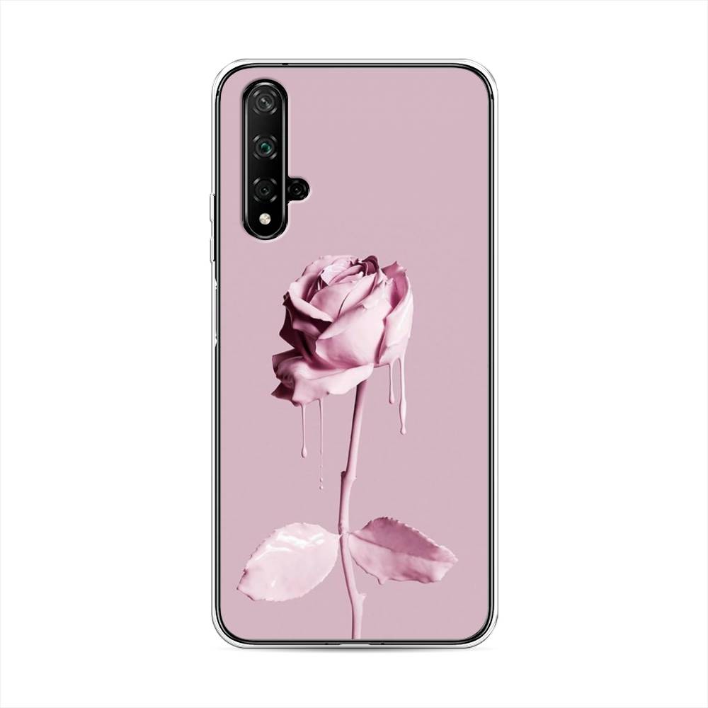 фото Чехол awog "роза в краске" для honor 20