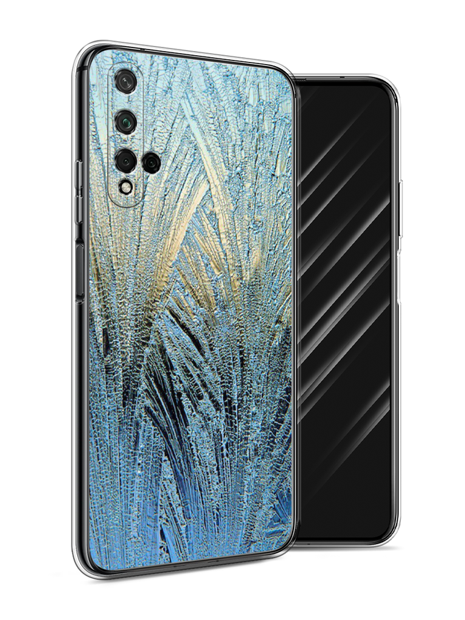 

Чехол Awog на Honor 20 "Лёд", Голубой, 69550-4