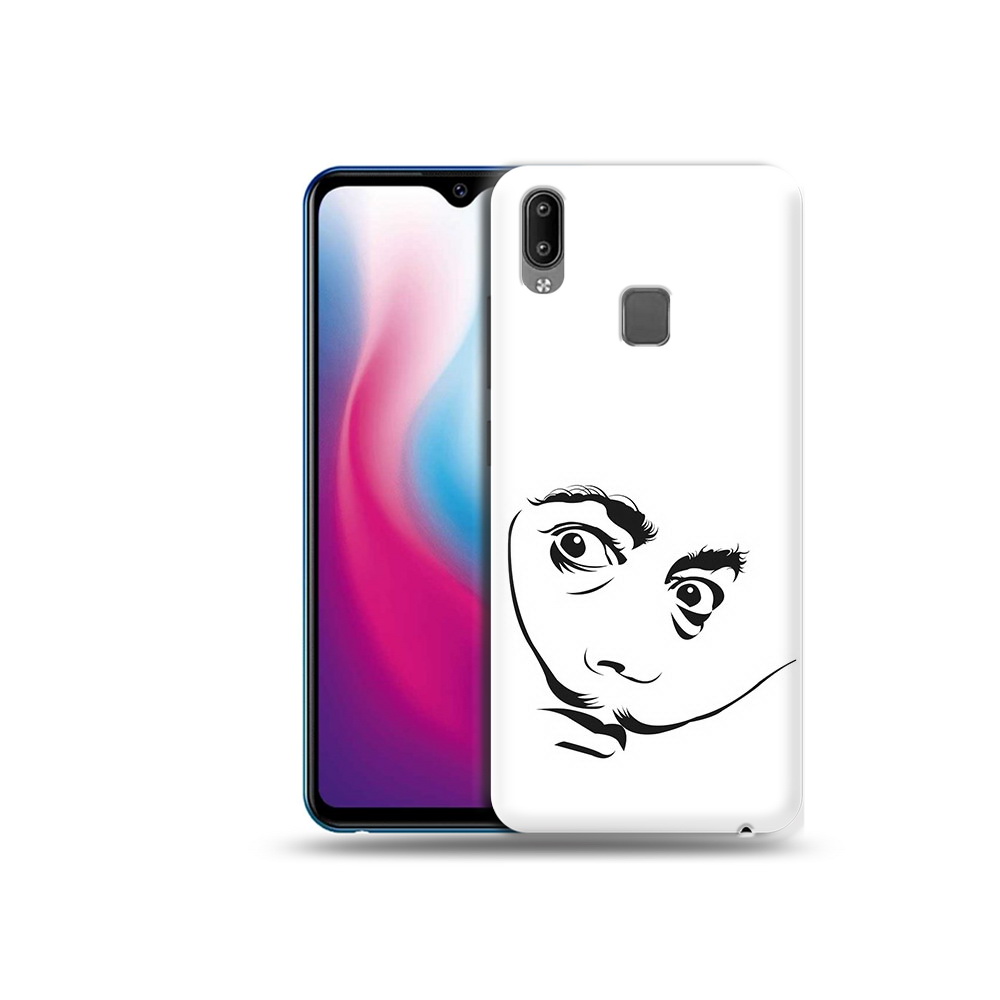 

Чехол MyPads Tocco для Vivo Y93 Lite мужчина с длинными усами, Прозрачный, Tocco
