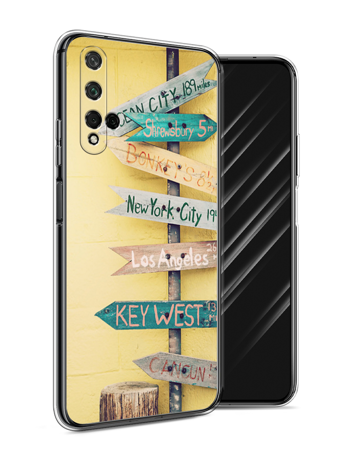 

Чехол Awog на Honor 20 "Нулевой километр", Желтый, 69550-4