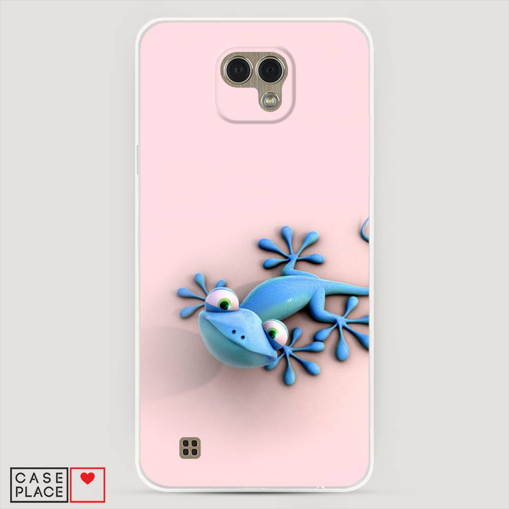 

Чехол Awog "Голубая ящерка" для LG X Cam