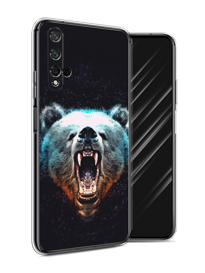 

Чехол Awog на Honor 20 "Медведь", Коричневый;голубой;черный, 69550-2