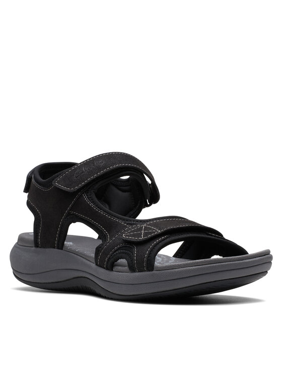 

Сандалии женские Clarks Mira Bay 26171412 черные 37 EU, Черный, Mira Bay 26171412