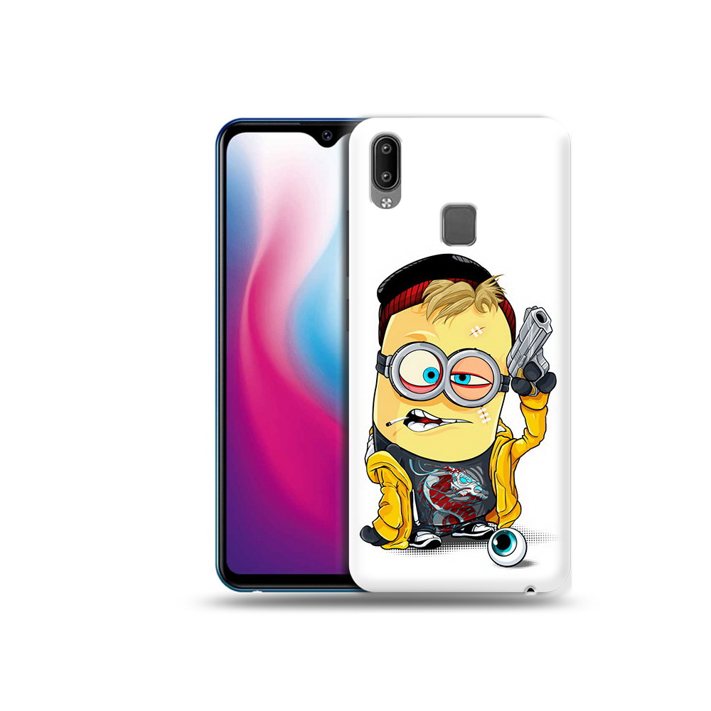

Чехол MyPads Tocco для Vivo Y93 Lite миньон бандит, Прозрачный, Tocco