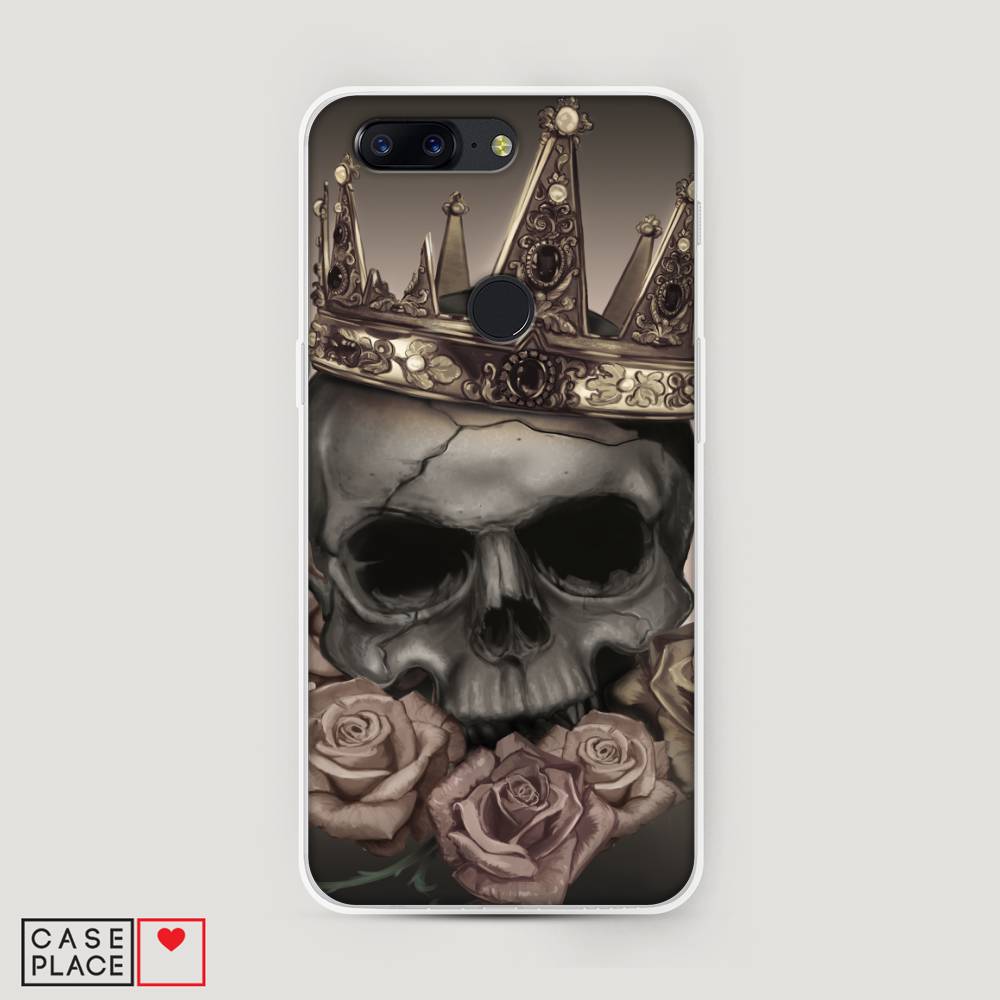 

Чехол Awog на OnePlus 5T / ВанПлас 5T "Череп 22", Серый;черный;бежевый, 150350-9