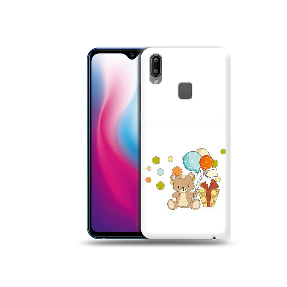 

Чехол MyPads Tocco для Vivo Y93 Lite медвеженок с подарком, Прозрачный, Tocco