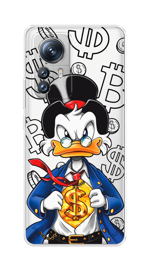 

Чехол на Xiaomi 12S Pro "Scrooge Goldman", Черный;белый;синий, 316150-1