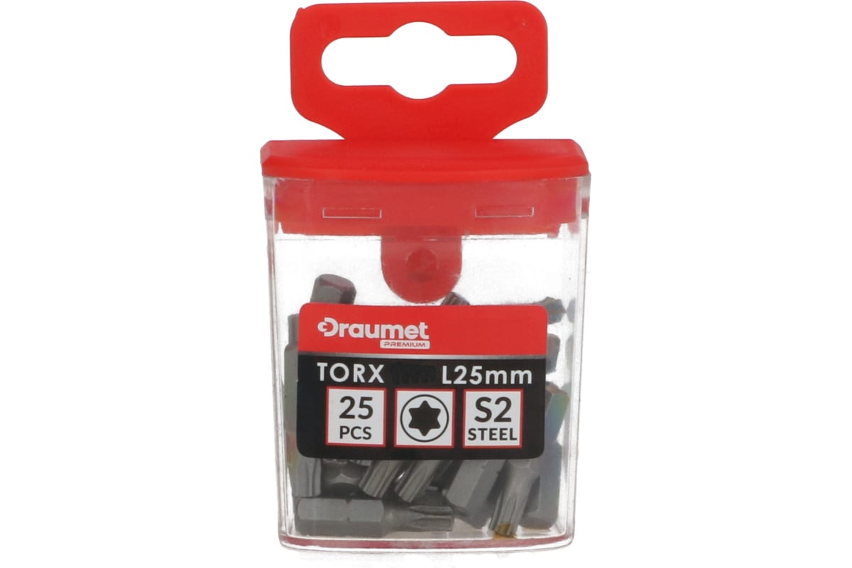

DRAUMET PREMIUM Биты TORX T10 25мм 25шт. CR-V S2 D0007